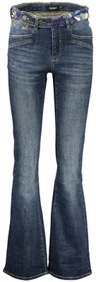 Image de Jeans En Denim Bleu Pour Femme Desigual
