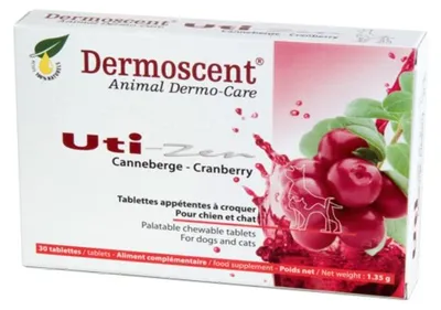 Produktbild von Dermoscent Uti-Zen Hund Katze Cranberry Unterstützung Harntrakt Blasenentzündung