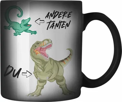 Produktbild von Trendation - Andere Tanten Du T-Rex Exe Geschenk Beste Tante Der Welt Geschenkidee (Schwarz)