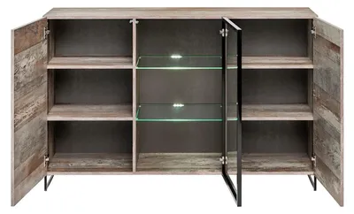 Produktbild von Kommode Wohnzimmer Holz Sideboard Holz Einrichtung Moderne Design Neu