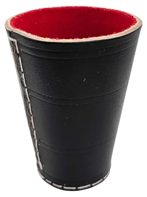 Produktbild von Seniorenwürfelbecher: Buffalo Schwarz/Rot