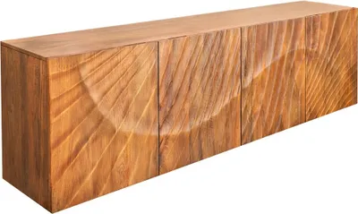Produktbild von Buffet 180 cm 4 Türen geschnitztes Naturholz – Kollektion SILVA