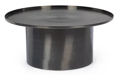 Produktbild von Beistelltisch Kalpita 80 x 80 x 35 cm Stahl Couchtisch
