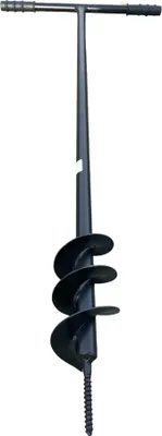 Produktbild von Hand Erdbohrer Handbohrer Erdlochbohrer Hand Bohrer Lochspaten Pfahlbohrer Ø 90mm