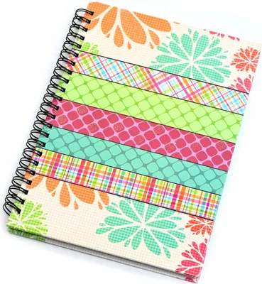 Produktbild von Notizbuch A5 Hardcover Liniert Tagebuch Bunt Kinder Schule Reise Zufallsmotiv
