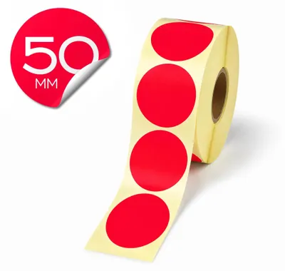 Image de 1000 marqueurs adhésifs colorés sur rouleau