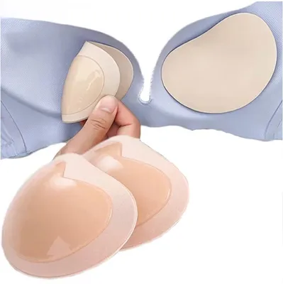Immagine prodotto di CHPN – Cuscinetti per push-up – Imbottiture impermeabili per reggiseno – Imbottiture per reggiseno – Reggiseno push-up beige – Taglia unica – 2 paia – Imbottiture beige – Imbottiture per reggiseno – Imbottiture idrorepellenti – Adatte per costumi da bagno, bikini e reggiseni sportivi