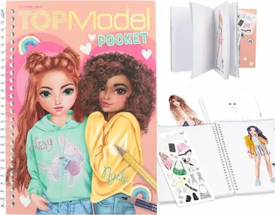 Produktbild von Depesche TOPModel Pocket Malbuch