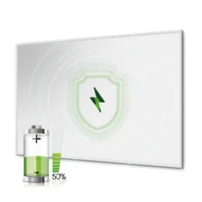Obrázok produktu pre Infračervený ohrievač AIORBER 520W nástenný ohrievač s termostatom energeticky úsporný vykurovací panel pre domácu kanceláriu 920x620mm biely