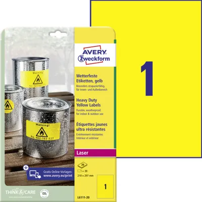 Obrázok produktu pre Avery Zweckform L6111-20  (, , )