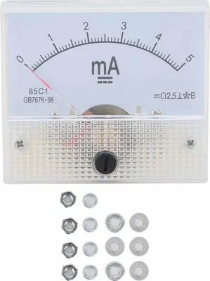 Obrázek produktu pro DC 0-5MA ukazatel proudu panelové měřicí zařízení ampérmetr tester displej