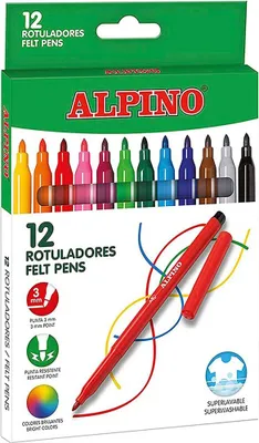 Productafbeelding van Alpino AR001002N, 12 stuks, 3 mm, Meerkleurig, 12 stuks