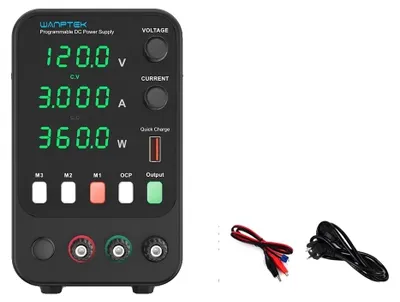 Obrázok produktu pre Napájací zdroj, nastaviteľné výstupné napätie, viacero funkcií, APS 120 V, 3 A, 360 W, 220 V, zástrčka typu EU