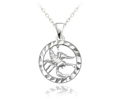 Obrázok produktu pre Strieborný náhrdelník Zodiak - Škorpión Minet JMAS9411SN45