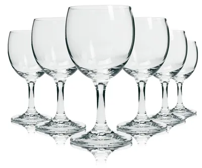 Produktbild von 6x Gerolsteiner Wasser Glas 0,25l Sternenkelch Ritzenhoff
