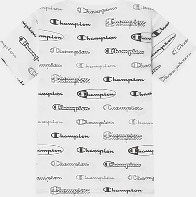 Produktbild von CHAMPION Crewneck T-Shirt WL001 WHT/ALLOVER M