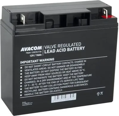 Zdjęcie produktu dla AVACOM baterie 12V 18Ah F3 (PBAV-12V018-F3A)