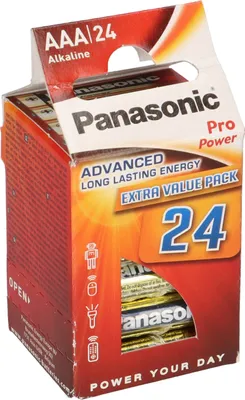 Immagine prodotto di Batteria Panasonic AAA Micro Pro Power 1,5 V 24 blister