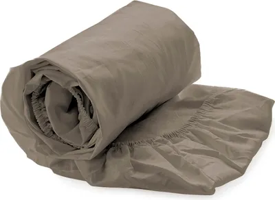 Produktbild von Elementi Spannbettlaken 160x200+40 cm. Taupe Grey