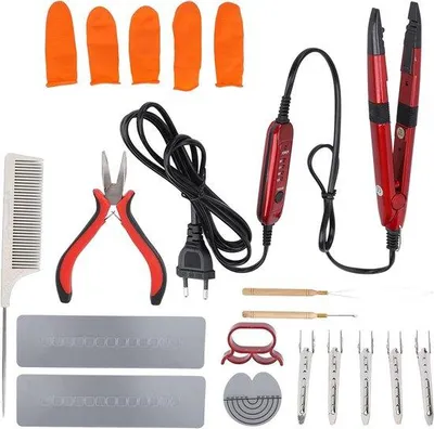 Image de Kit d'extension de cheveux, isolé thermiquement, professionnel