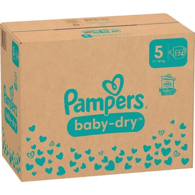 Image de Pampers Windel Baby Dry 40785089 Gr.5 Junior 174St.
