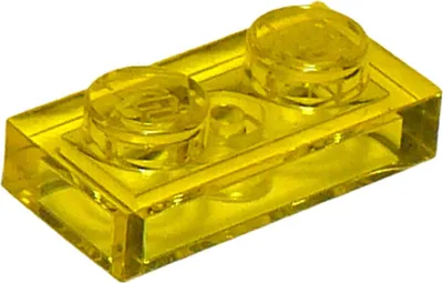 Produktbild von 1 Stück LEGO, Teil Nr. 3023 in Trans Gelb (Trans Yellow)