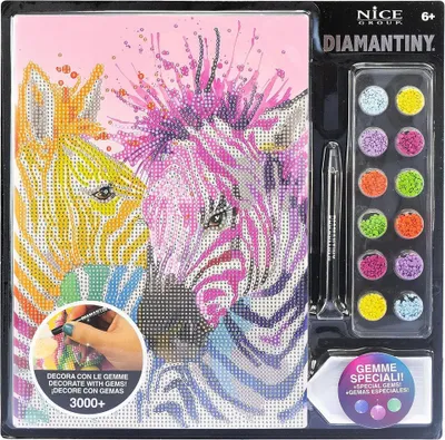 Produktbild von Diamantiny Level Up Watercolors Zebre