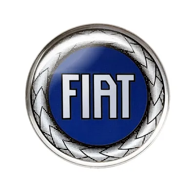 Produktbild von Aufkleber Fiat 3D Offizielles Logo Blau, 58 mm