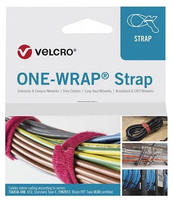 Produktbild von VELCRO® One Wrap® Strap 20mm x 230mm, 25 Stück, orange