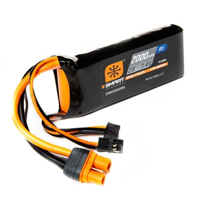 Obrázok produktu pre Spektrum Lipo batéria prijímača 2000mAh 2S 7.4V Smart IC3