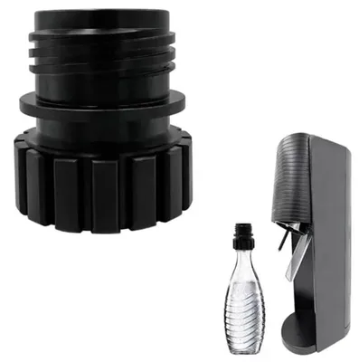 Glaskolben-Adapter für SodaStream Terra, schwarz
