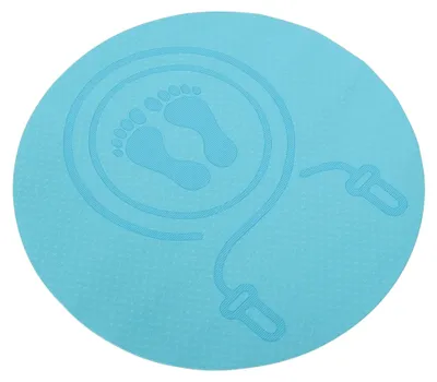 Produktbild von Schalldämmende Springseilmatte aus TPE für Indoor-Training, Yoga und Pilates, 60 cm, Grün
