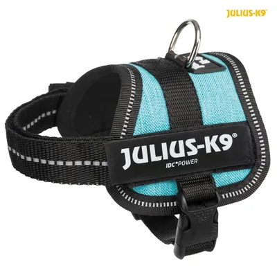 Image de Harnais Julius-K9® Power, Baby 1/XS : 30-40 cm/18 mm, bleu océan