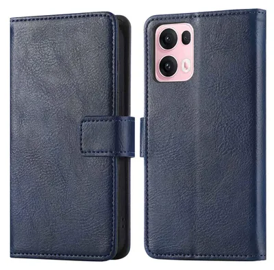 Productafbeelding van imoshion Luxe Bookcase voor de Oppo Reno 13 Pro - Donkerblauw