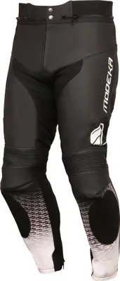 Produktbild von Modeka Yron Motorrad Lederhose, schwarz/weiß, 52