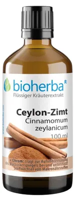 Obrázek produktu pro Cejlonská skořice kapky – tinktura – 100 ml – Bioherba
