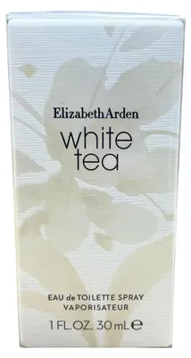 Zdjęcie produktu dla Elizabeth Arden White Tea, Kobiety, 30 ml, Butelka jednorazowa, Szałwia muszkatołowa, Mandarynka, Morski, Irys, Kumpel, Różowy, Herbata, Ambrette, Piżmo, Tonkowiec wonny, Drewniany