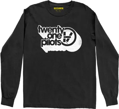 Produktbild von twenty one pilots - "Vessel" T-Shirt für Herren/Damen Uni  Langärmlig RO7856 (M) (Schwarz)