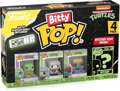 Image de Funko Pop! - Donatello Bitty POP Teenage Mutant Ninja Turtles - Blister 4 Figuren