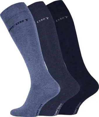 Produktbild von Cotton Prime® Kniestrümpfe 3 Paar 43-46