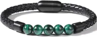 Produktbild von Armband DO-35521 - Elegantes Uni Armband in Grün KP35521
