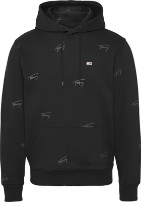 Produktbild von Tommy Jeans Herren TJM CRITTER HOODIE Sweatshirt Schwarz