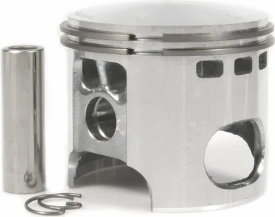 Produktbild von Kolben Malossi Ø 55,4mm, Kolbenbolzen Ø 12mm, 2 Kolbenringe trapezförmig für Ape / Vespa 50 2T