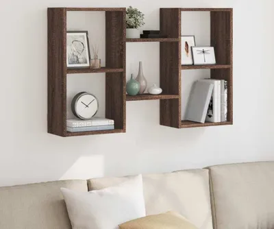 Produktbild von "im " Wandregal Braun Eichen-Optik 96x18x60 cm Holzwerkstoff - Wandregale CC23896