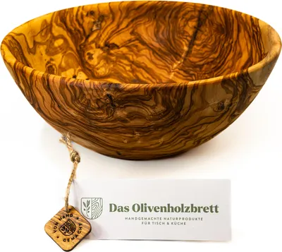 Produktbild von Salatschale aus Olivenholz 24 cm