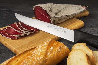 Obrázok produktu pre Kuchynský nôž – Dĺžka 24 cm – Dĺžka čepele 24 cm – Nerezová oceľ – Protišmyková rukoväť – Ergonomická rukoväť