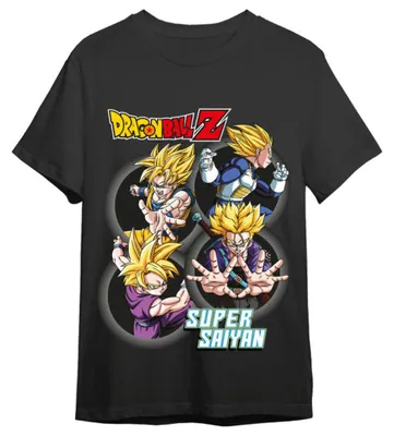 Produktbild von Dragon Ball Z Super Saiyajins T-Shirt fü r Erwachsene
