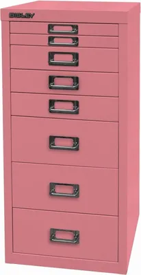 Obrázek produktu pro BISLEY L298601 Schubladenschr.A4 8sch.pink