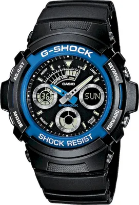 Produktbild von Casio Uhr G-SHOCK blue devil AW-591-2AER