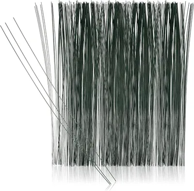 Productafbeelding van 100x Tuindraad Groen – Gecoat Binddraad voor Planten en Handwerk – 300 x 0,8 mm